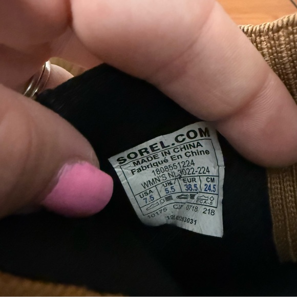 Sorel Joan Of Arctic Wedge II Chelsea Boot Camel Brown 1808551224 Size 7.5 - Picture 6 of 8